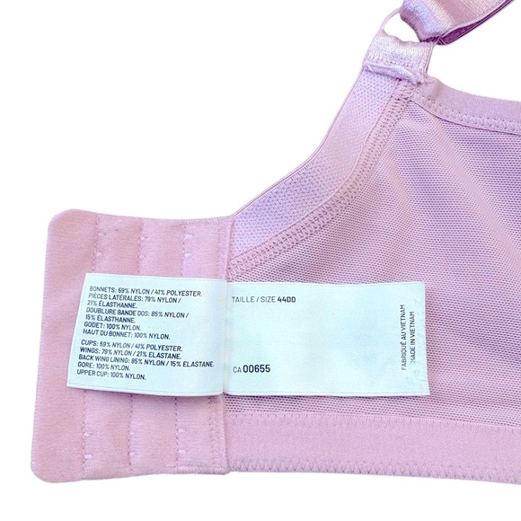 NWOT, Penningtons, Unlined Lilac Embroidered Bra With Underwire, 44DD 🍒 - Picture 5 of 9